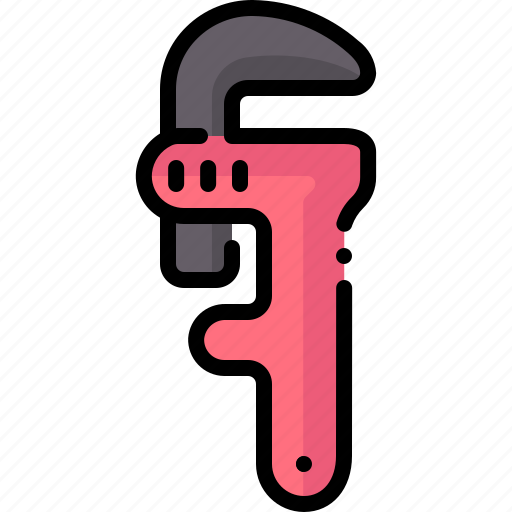 Adjustable wrench, construction and tools, home repair, improvement, pipe wrench, wrench icon - Download on Iconfinder