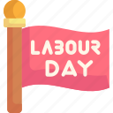 celebration, flag, flags, labor day, labour, worker