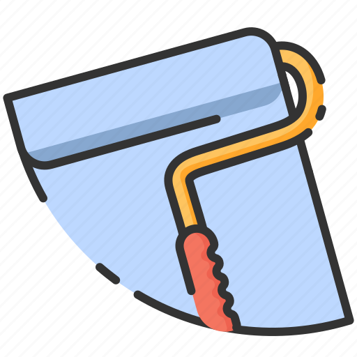Construction, labor day, roller, tool, worker icon - Download on Iconfinder