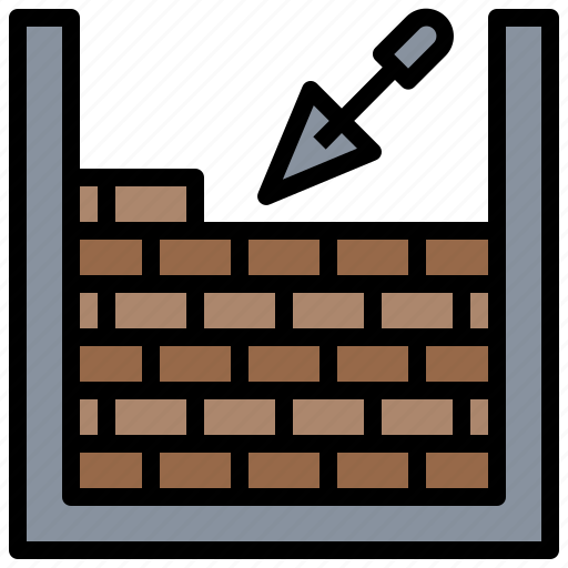 Blocks, brickwork, job, wall, work icon - Download on Iconfinder