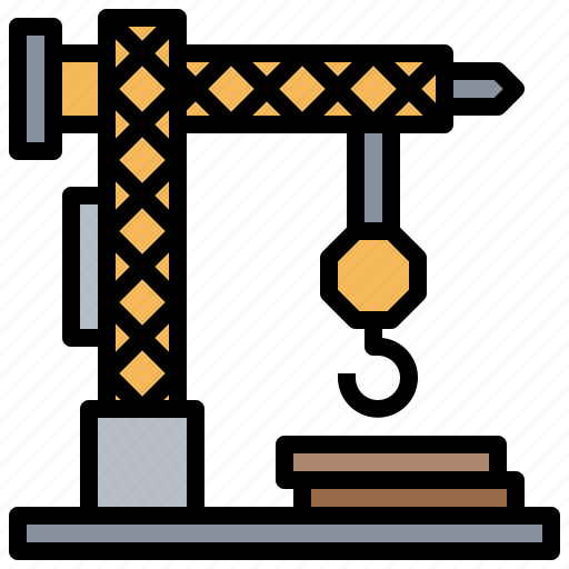 And, construction, crane, hook, lift, tools icon - Download on Iconfinder