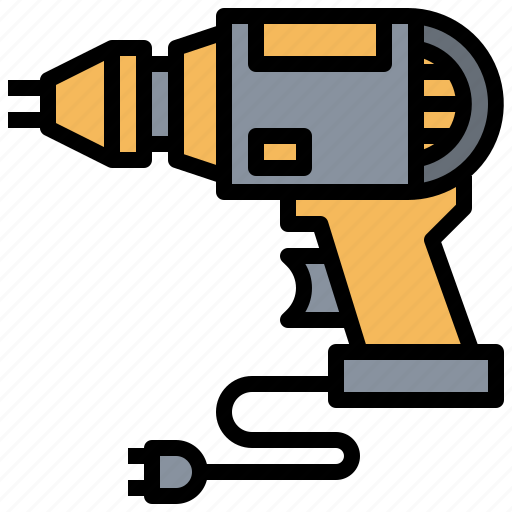 Drill, drilling, machine, tool icon - Download on Iconfinder