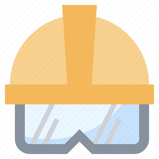 Construction, glasses, helmet, safe, safety icon - Download on Iconfinder
