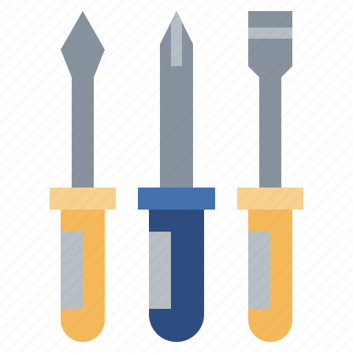Construction, equipment, repair, screwdriver, toolbox icon - Download on Iconfinder