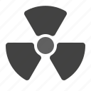 radioactive, nuclear, radiation, danger, warning, toxic, caution