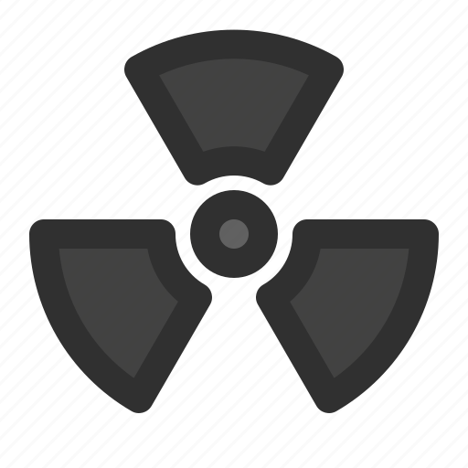 Radioactive, nuclear, radiation, danger, warning, toxic, caution icon - Download on Iconfinder