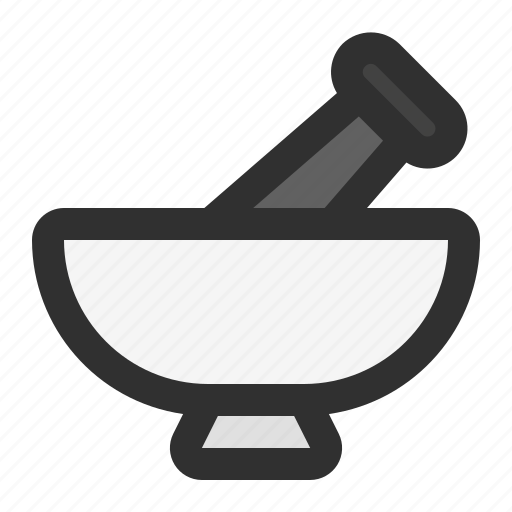 Mortar, medical, medicine, pestle, pharmacy, treatment, healthcare icon - Download on Iconfinder