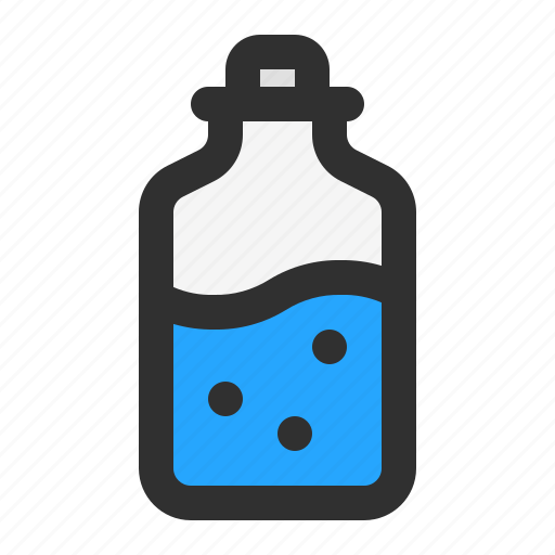 Bottle, alcohol, chemistry, laboratory, experiment, water, chemical icon - Download on Iconfinder