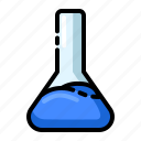 chemistry, erlenmeyer, formula, laboratory