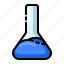 chemistry, erlenmeyer, formula, laboratory 