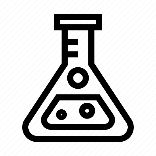 Biology, education, laboratory, research, science, triangle glass icon - Download on Iconfinder