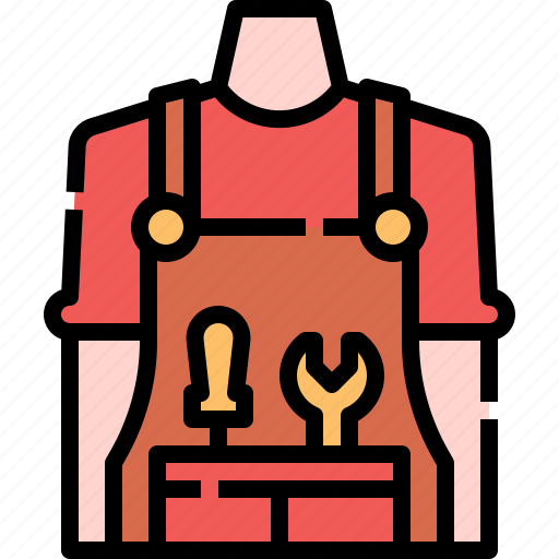 Apron, clothing, technician, engineer, tools icon - Download on Iconfinder