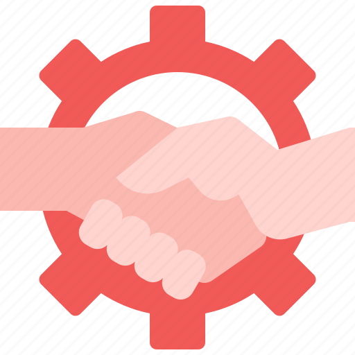 Handshake, workers, labour, partner, engineer, gear icon - Download on Iconfinder