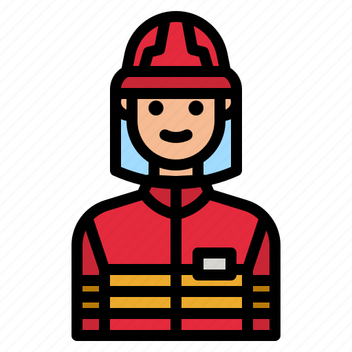 Fireman, firefighter, job, avatar, profession icon - Download on Iconfinder