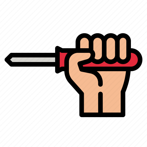 Screwdriver, hand, labour, day, construction icon - Download on Iconfinder