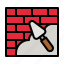 wall, construction, site, brick 