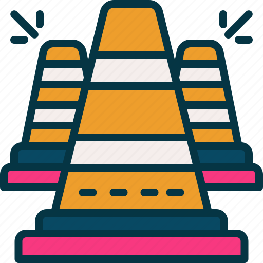 Cone, barrier, safety, road, traffic icon - Download on Iconfinder