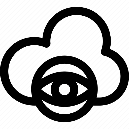 Cloud, data, database, eye, look, server, storage icon - Download on Iconfinder