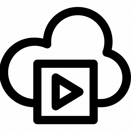 Cloud, data, database, media, server, storage, video icon - Download on Iconfinder