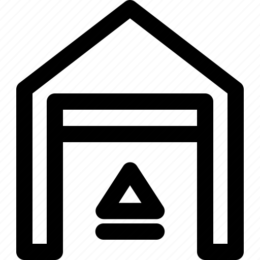 Building, garage, home, house, open, smart icon - Download on Iconfinder