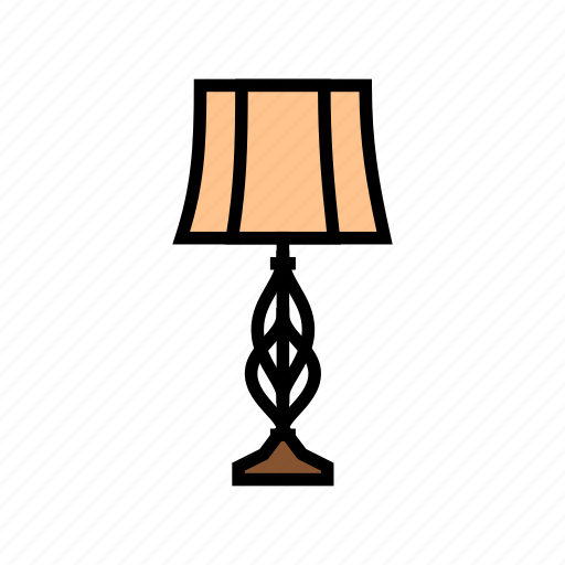 Decor, table, lamp, light, home, desk icon - Download on Iconfinder