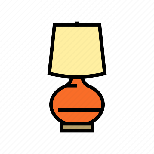 Furniture, table, lamp, light, home, desk icon - Download on Iconfinder