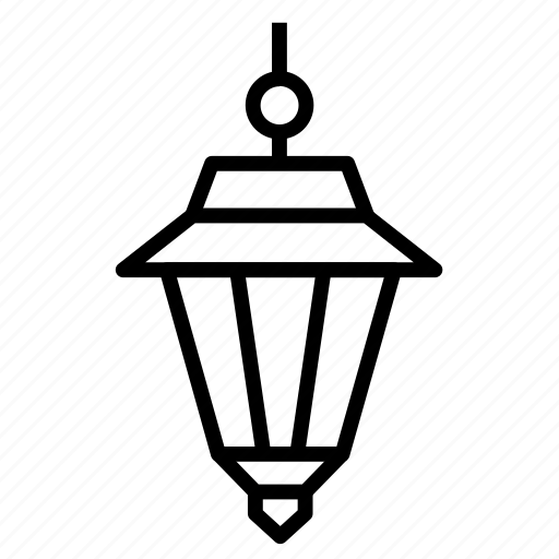 Lantern, fire, lamp, candle, light, vintage, style icon - Download on Iconfinder