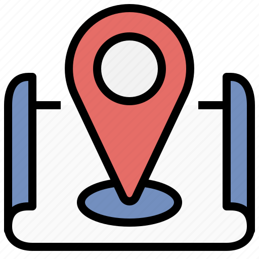 Location, map, navigation, location pin, maps and location, pin point icon - Download on Iconfinder