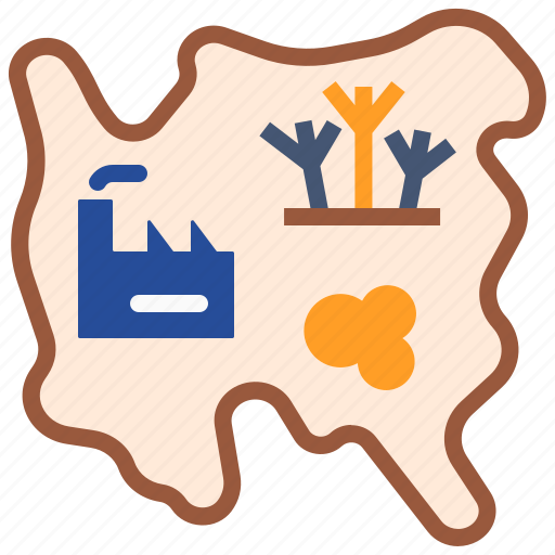 Factory, chemicals, ecosystem, city, land use, industrial area icon - Download on Iconfinder