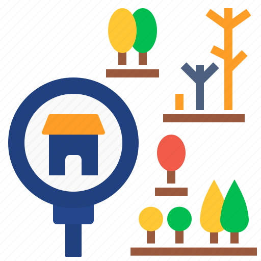 Deforestation, transformation, allocate, land acquisition, forest encroachment, land management icon - Download on Iconfinder
