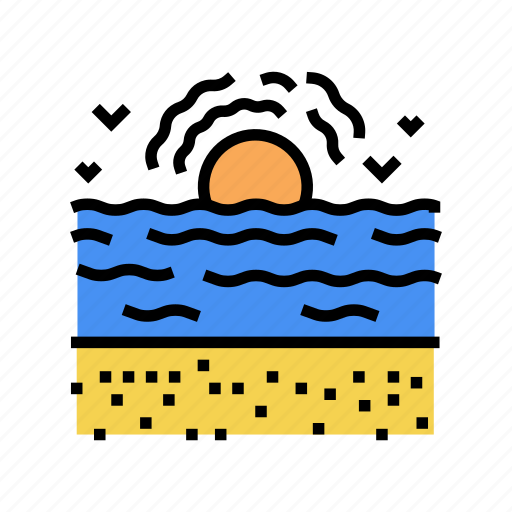 Sea, beach, land, scape, nature, desert icon - Download on Iconfinder