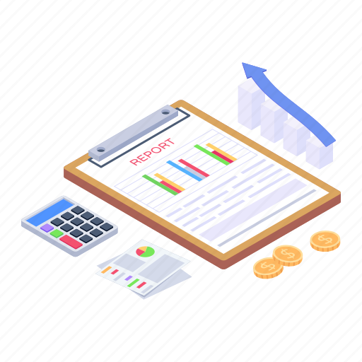 Business report, business document, annual report, business assessment, analytical report icon - Download on Iconfinder