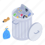 dustbin, trash bin, waste disposal, garbage bin, trash can 