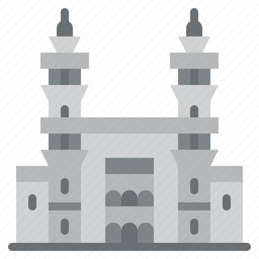 Saudi, of, landmark, mosque, arabia, great, mecca icon - Download on Iconfinder