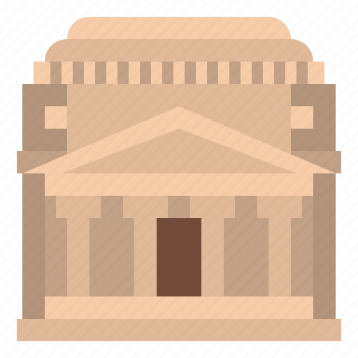 Temple, italy, church, pantheon, landmark icon - Download on Iconfinder