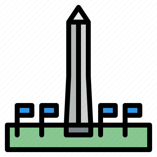 Landmark, dc, washington, monument icon - Download on Iconfinder