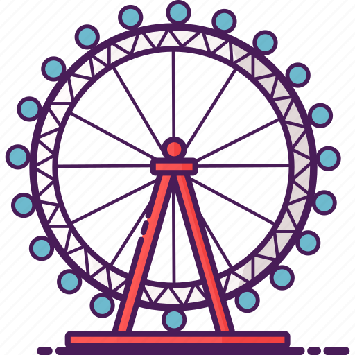 Amusement, eye, ferris wheel, london, park icon - Download on Iconfinder