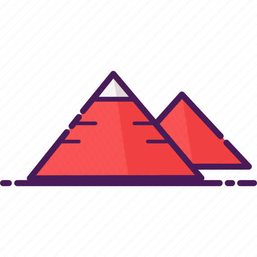 Egypt, giza, landmark, pyramids icon - Download on Iconfinder