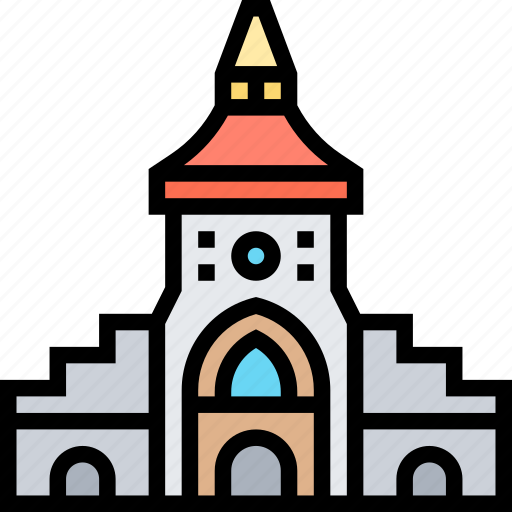 Odense, denmark, cathedral, church, architecture icon - Download on Iconfinder