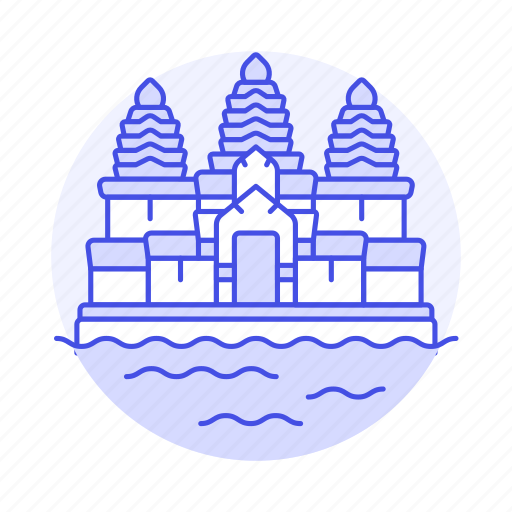 Angkor, architecture, cambodia, construction, landmarks, national, reap icon - Download on Iconfinder