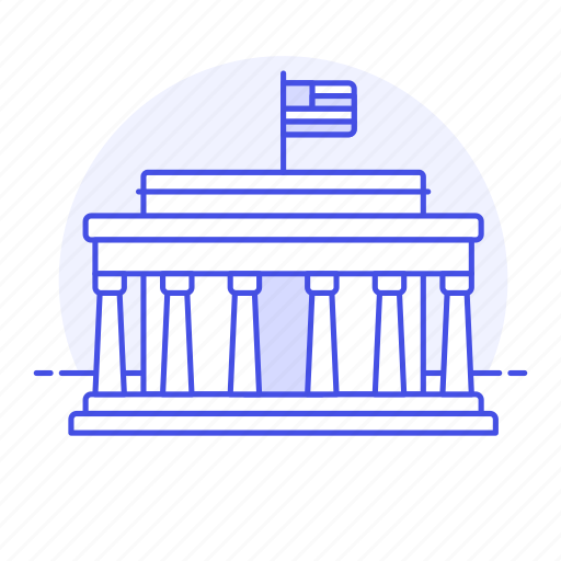 Architecture, d, landmarks, lincoln, memorial, national, symbol icon - Download on Iconfinder