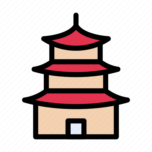 Building, japan, landmark, monument, pagoda icon - Download on Iconfinder