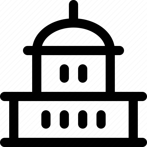 Columns, capitol, state, dome, government, building, official icon - Download on Iconfinder