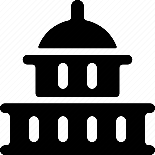 Capitol, state, official, government, building, columns, dome icon - Download on Iconfinder