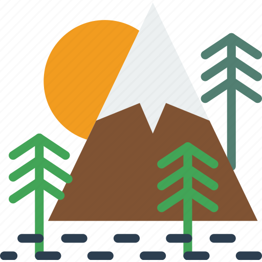 Landscape, mountainside, nature, picture icon - Download on Iconfinder