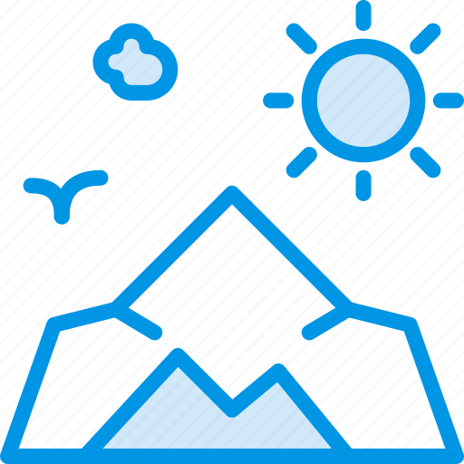 Landscape, mountainside, nature, picture icon - Download on Iconfinder