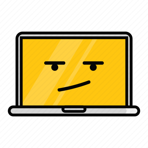 Angry, emoji, emoticon, laptop, mac, macbook, pc icon - Download on Iconfinder