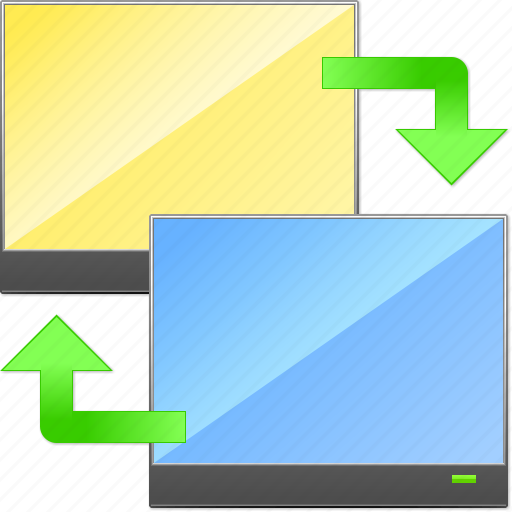 Arrows, connection, displays, exchange, refresh, sync computers, update icon - Download on Iconfinder