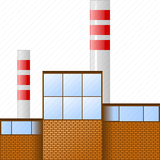 Company, construction, fabric, factory, industrial building, industry, power plant icon - Download on Iconfinder