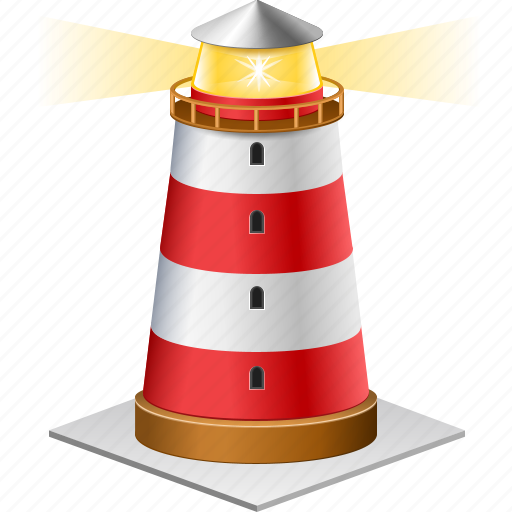 Direction beam, guide, light house, lighthouse, navigate, sea navigation, signal icon - Download on Iconfinder